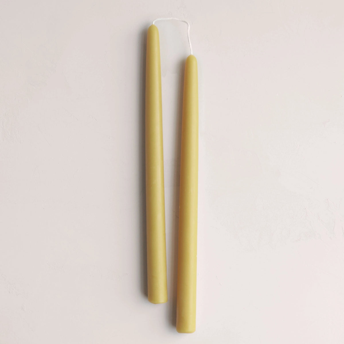 12" Heirloom Beeswax Taper Candles