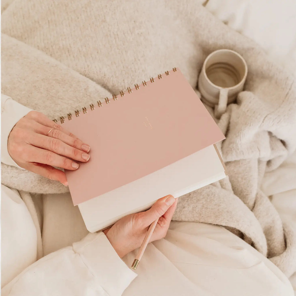 Ramona & Ruth Daily Pause Journal - Dusty Rose