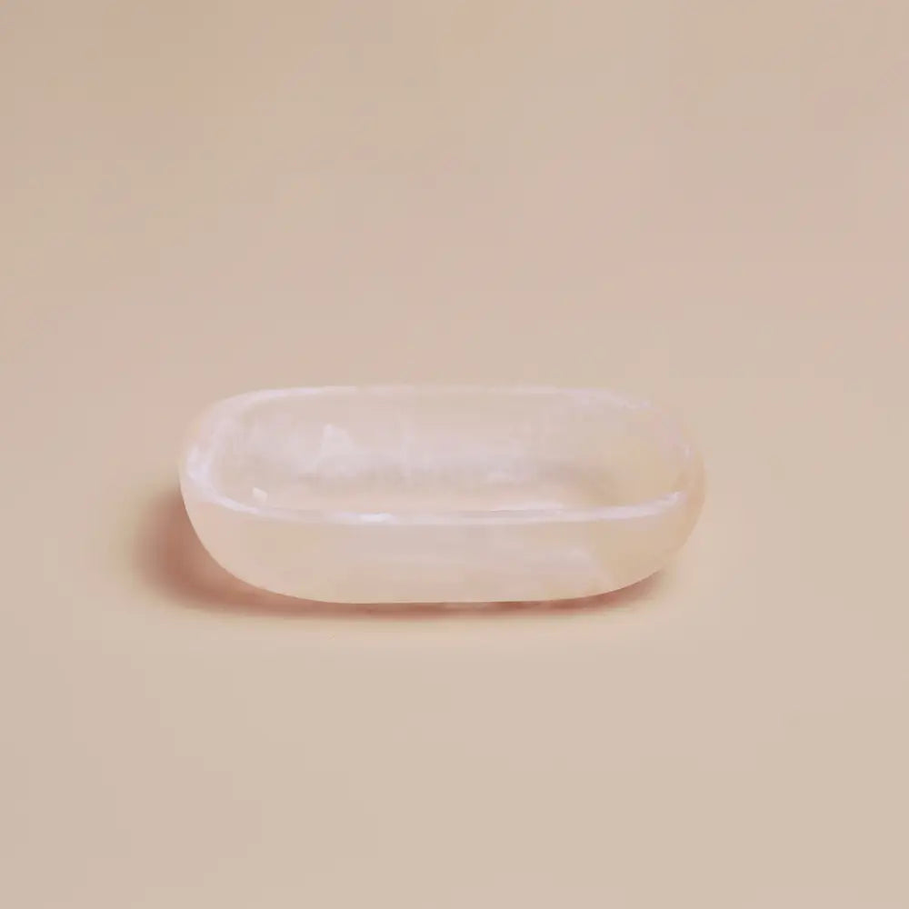 Saarde Flow Resin Soap Dish - Peach