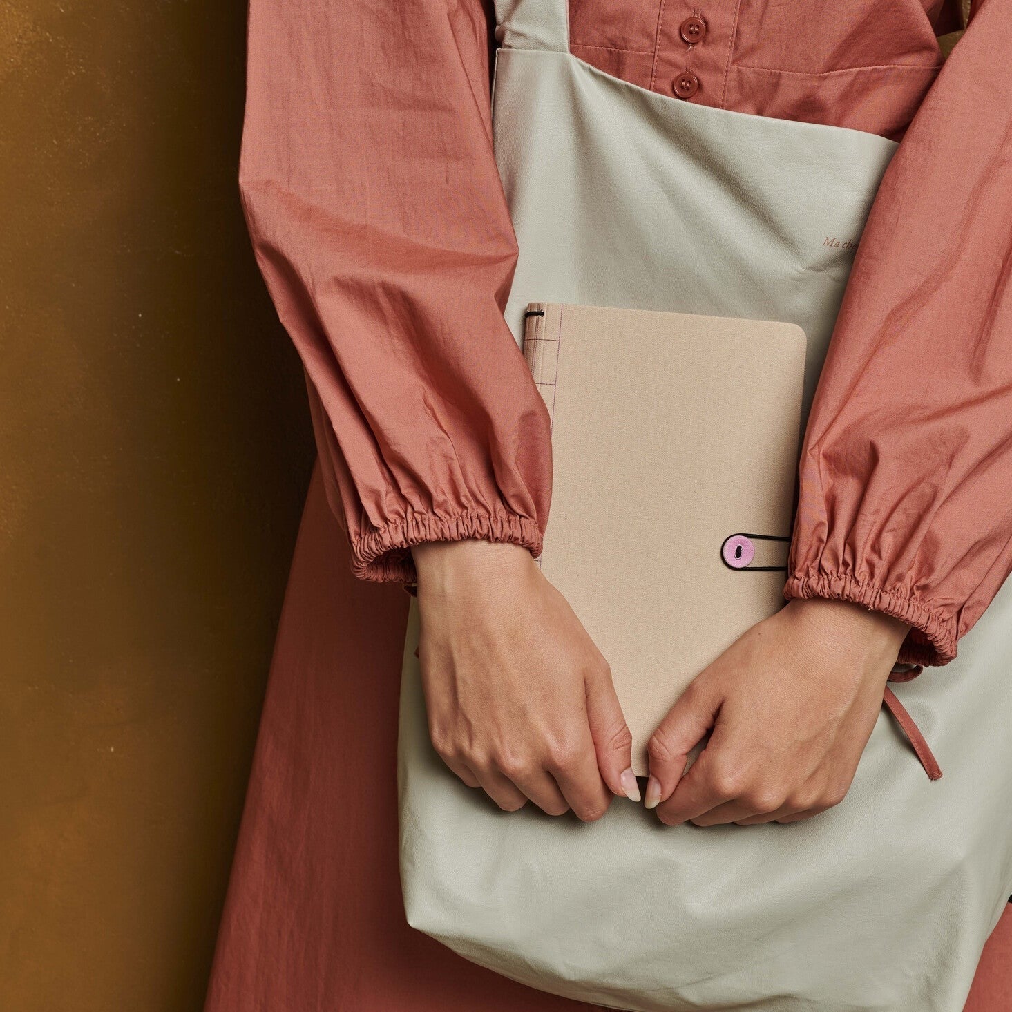 Tinne + Mia Button Notebook - Pebbles