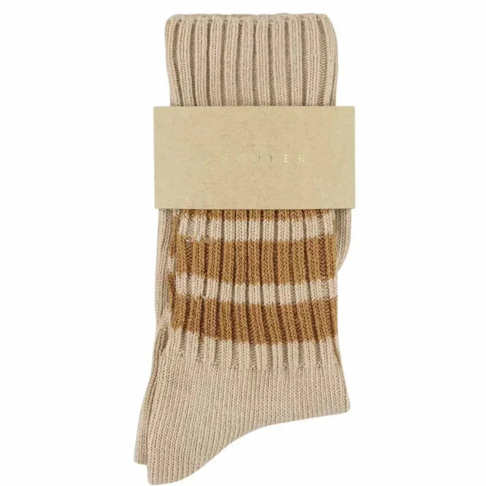 Women's Striped Crew Sock - Multiple Colors