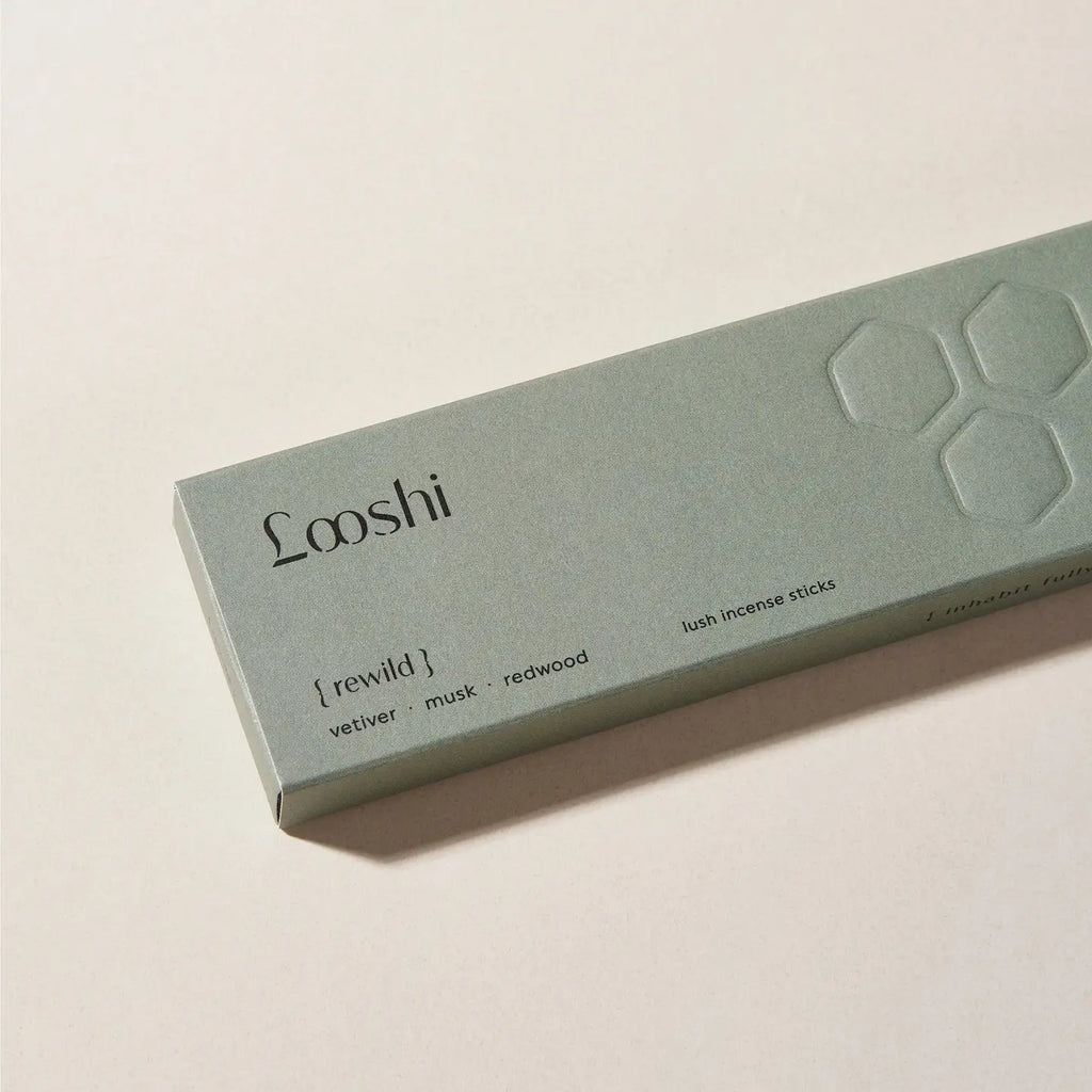LOOSHI - Rewild Incense - Natural, Hand Rolled