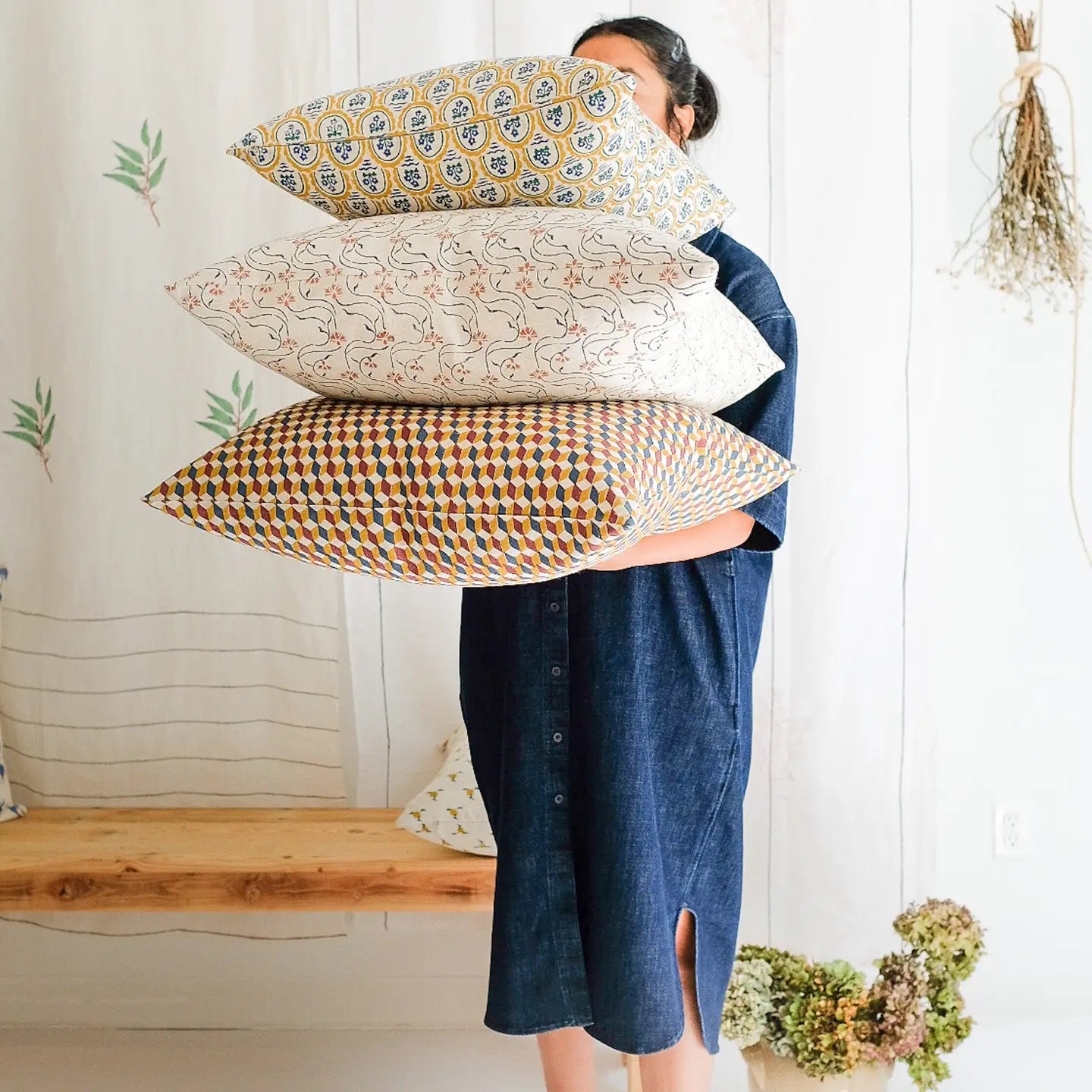 Soil to Studio Saba Linen Pillowcase - Thumbnail 3