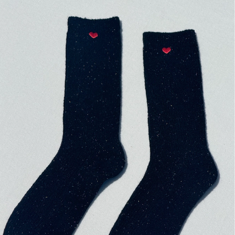 Embroidered Embroidered Snow Socks