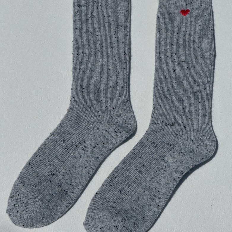 Embroidered Embroidered Snow Socks