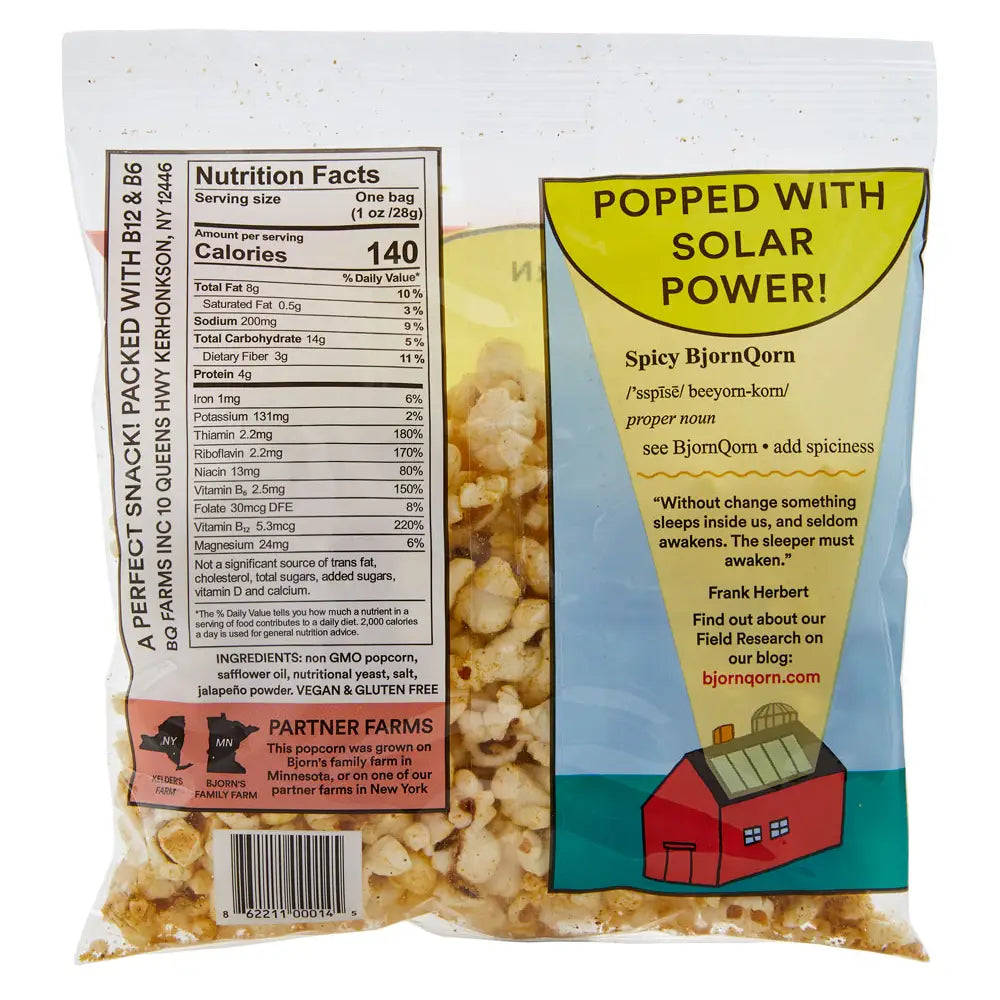 BjornQorn - 1 oz Spicy