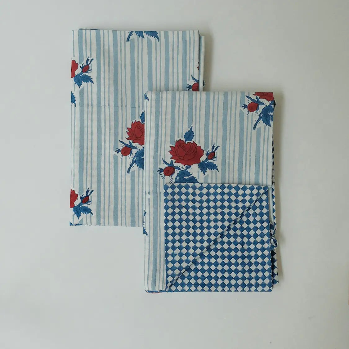 Soil to Studio SUPRIYA Block Printed Cotton Sham - Set of 2 King