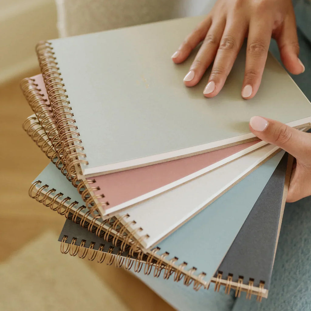 Ramona & Ruth To Note Lined Notebook - Dusty Rose