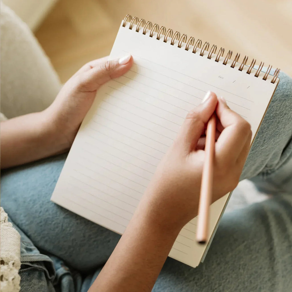 Ramona & Ruth To Note Lined Notebook - Dusty Rose