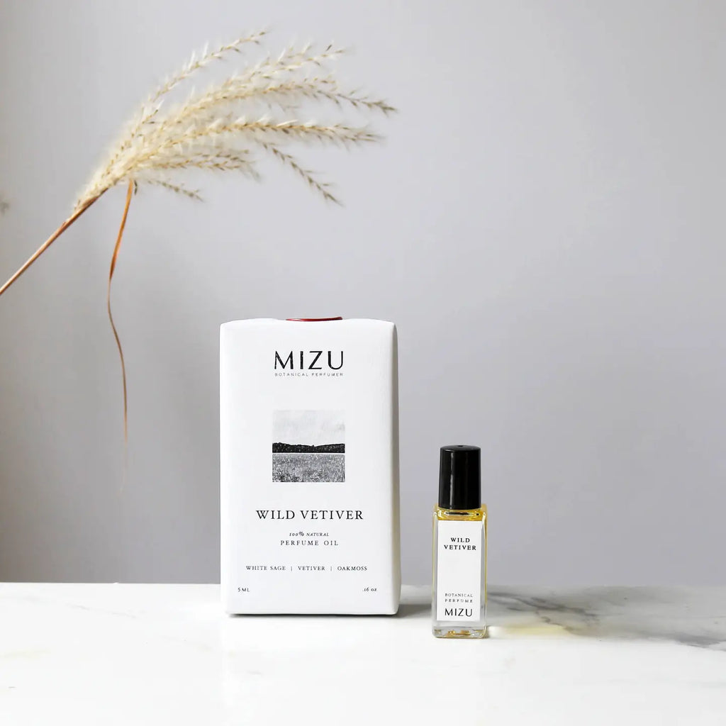 MIZU Wild Vetiver All-Natural Perfume Oil