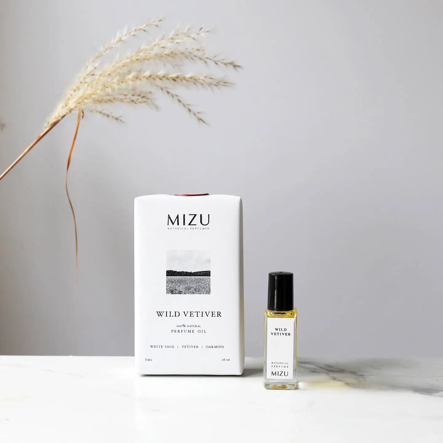 MIZU Wild Vetiver All-Natural Perfume Oil