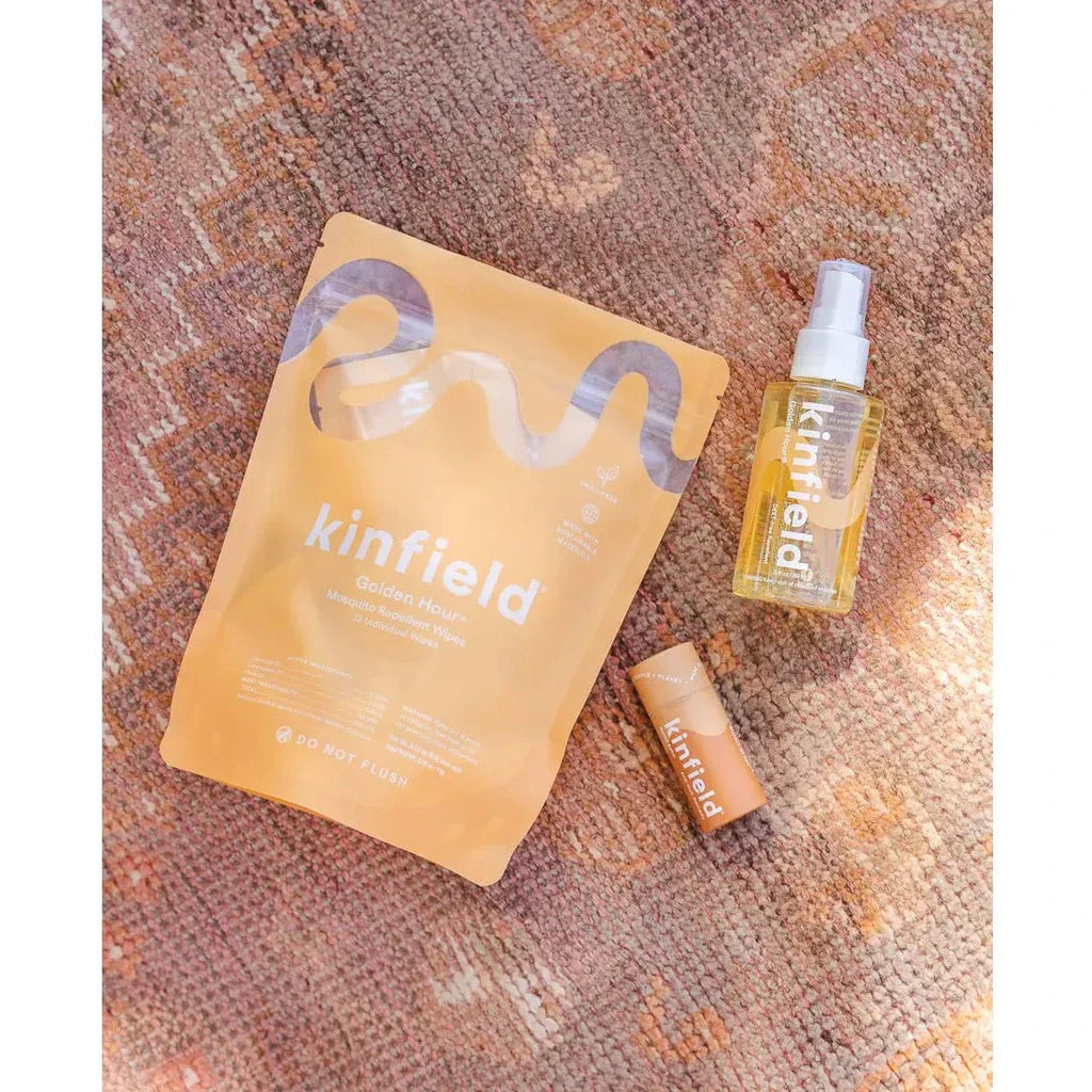Kinfield Golden Hour Wipes - Natural Mosquito Repellent